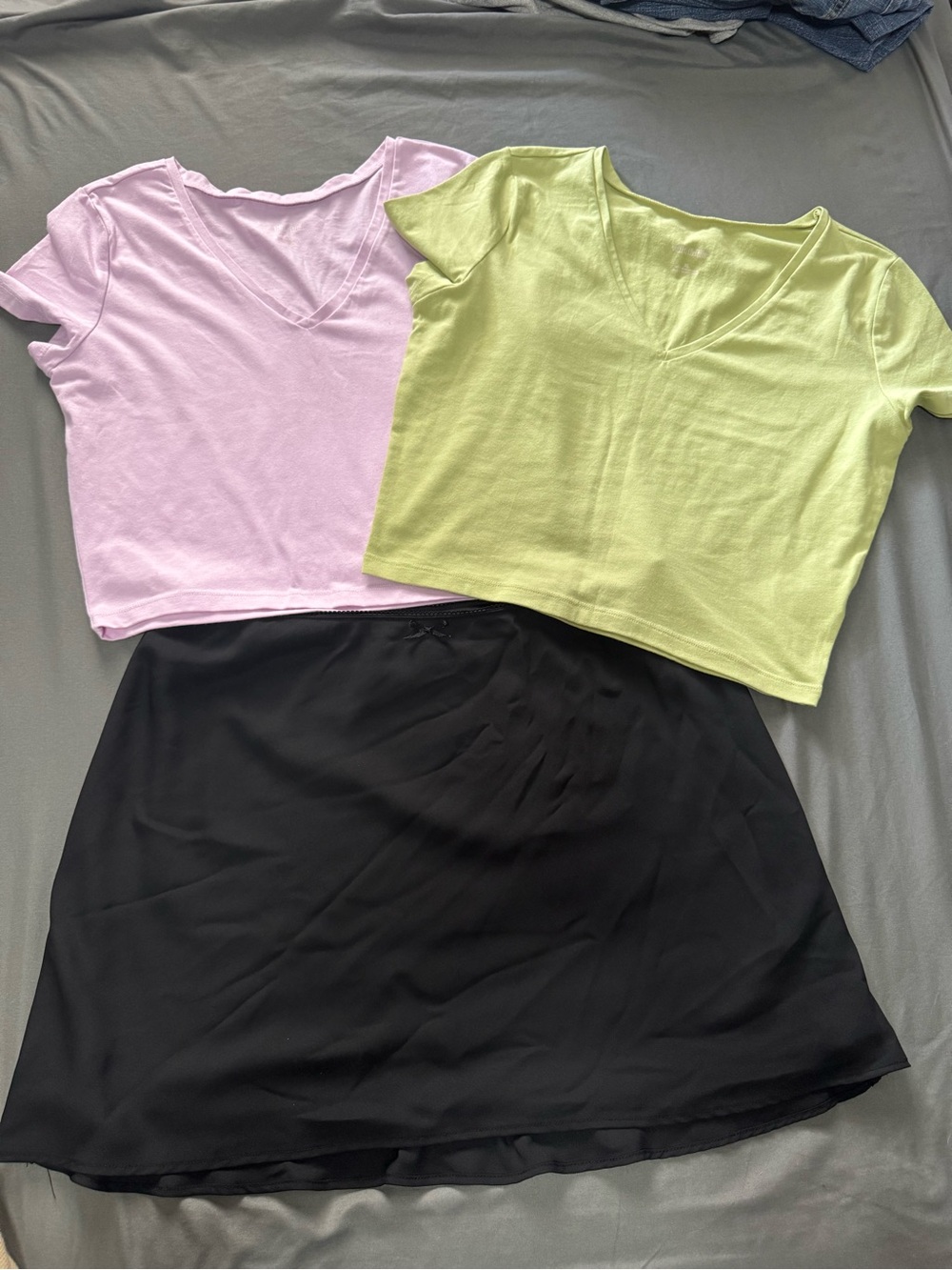 Wild Fable 3 Piece Fit- 2 Crop Tops + Skirt